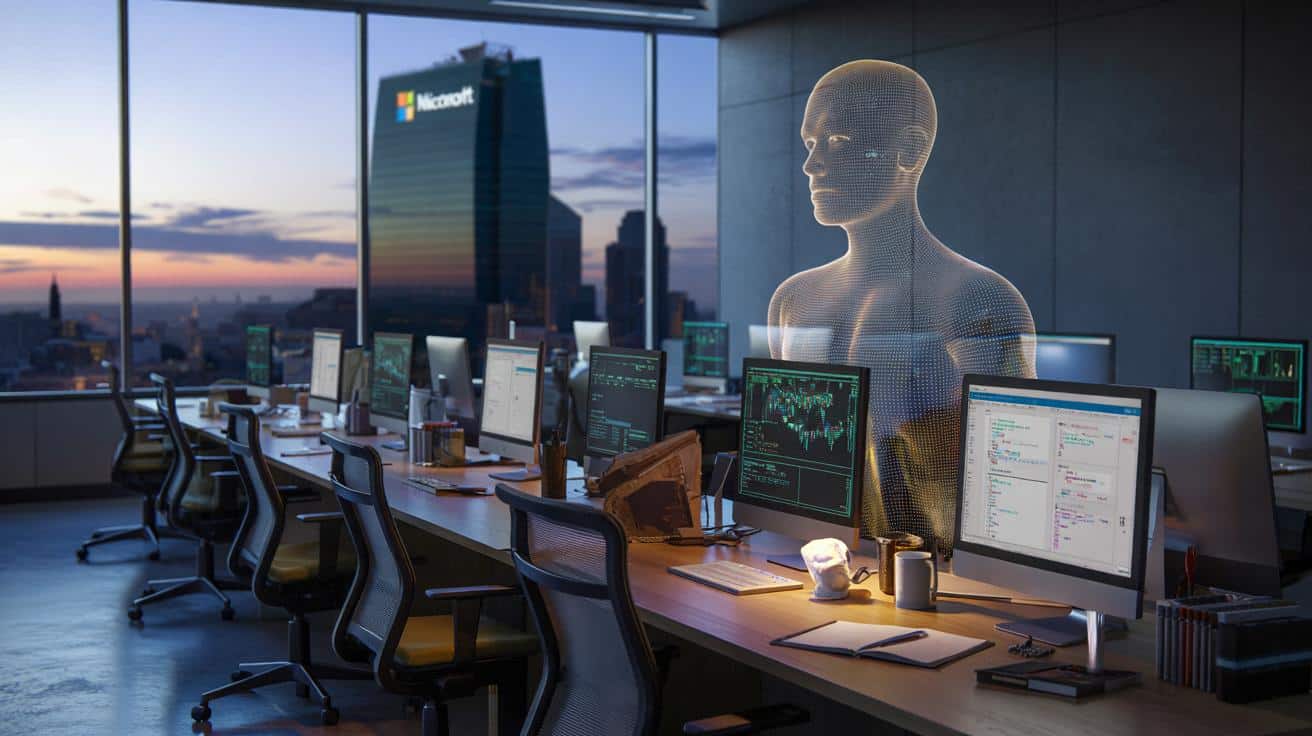 Szef AI w Microsoft: biurowi pracownicy znikną w 18 miesięcy?