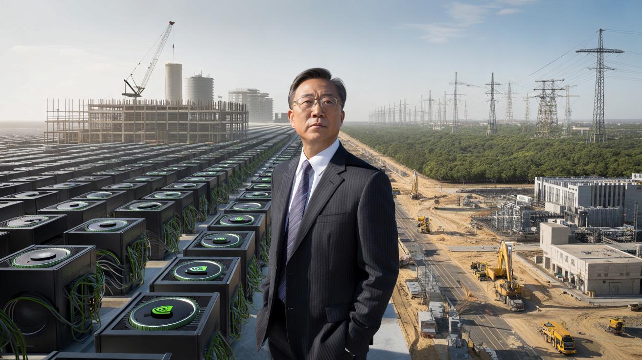 Szef Nvidii ostro o Chinach: mamy chipy, oni mają prąd i beton