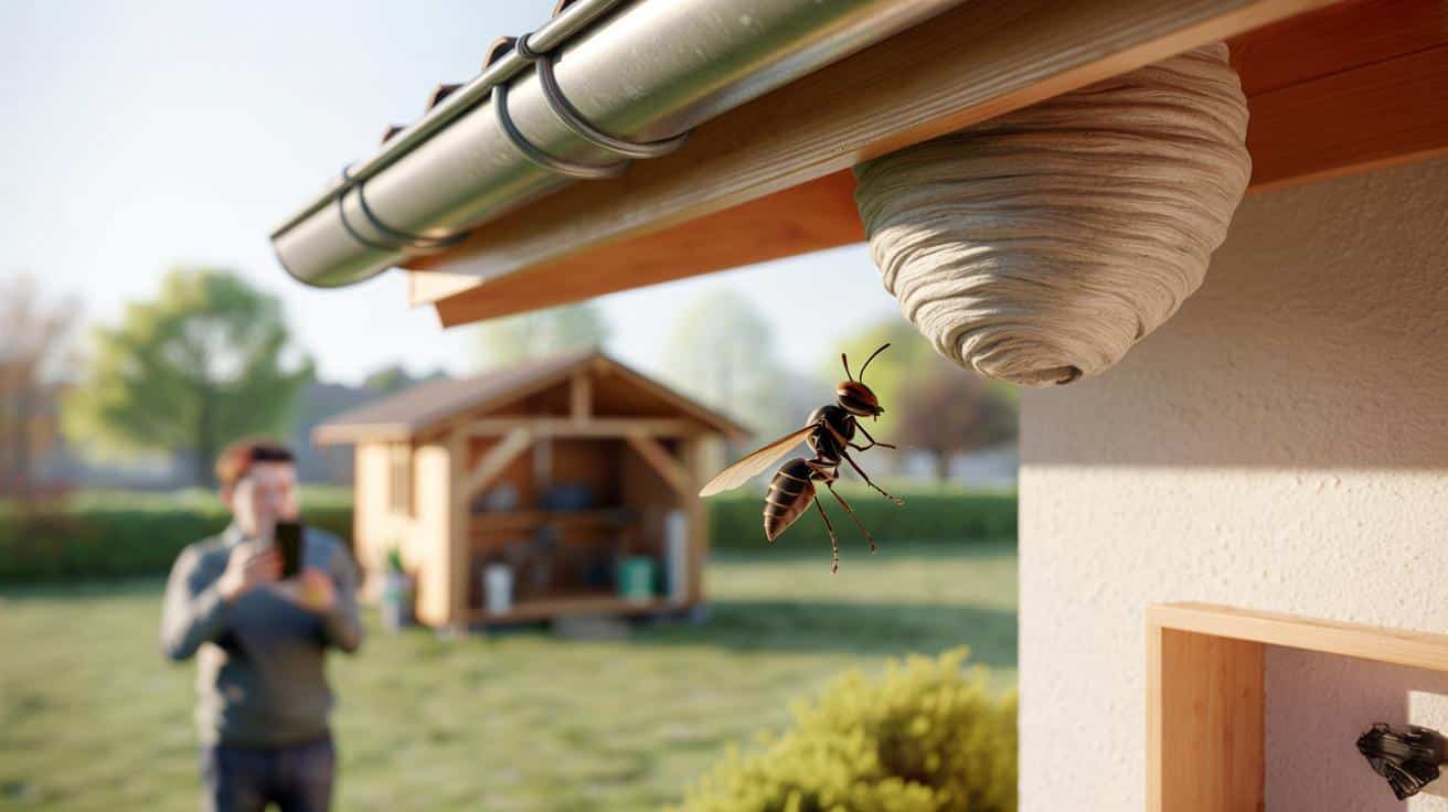 Szerszeń azjatycki lubi się chować. Sprawdź to jedno miejsce przy domu