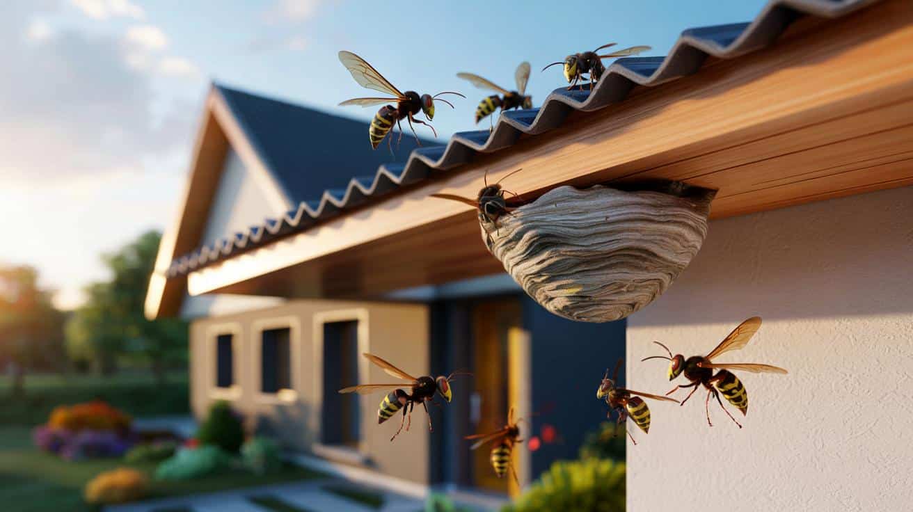 Szerszenie azjatyckie w domu: jedno miejsce przy dachu, które je przyciąga