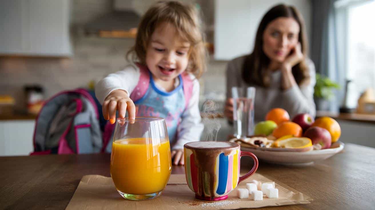 Szklanka „zdrowego” soku na śniadanie? Dietetyczka ostrzega rodziców