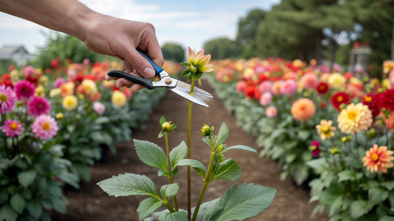 Szokujący trik ogrodników: utnij młode dalie, a zakwitną jak szalone