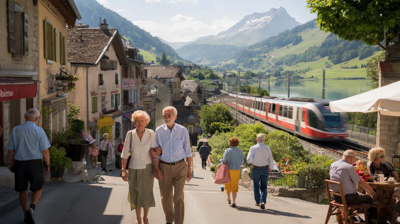 Ta alpejska miejscowość kusi bogatych emerytów z całej Europy
