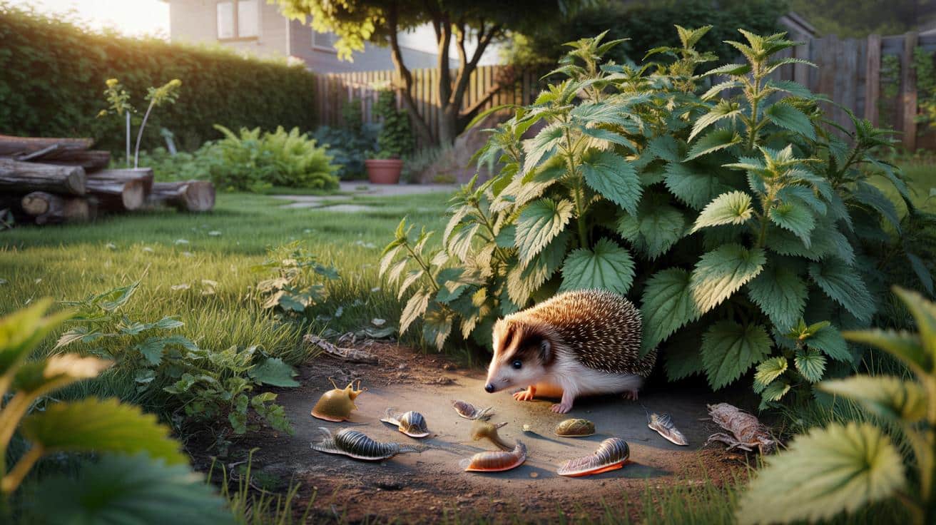 Ta „chwastowa” kępa w ogrodzie przyciąga jeże i usuwa ślimaki