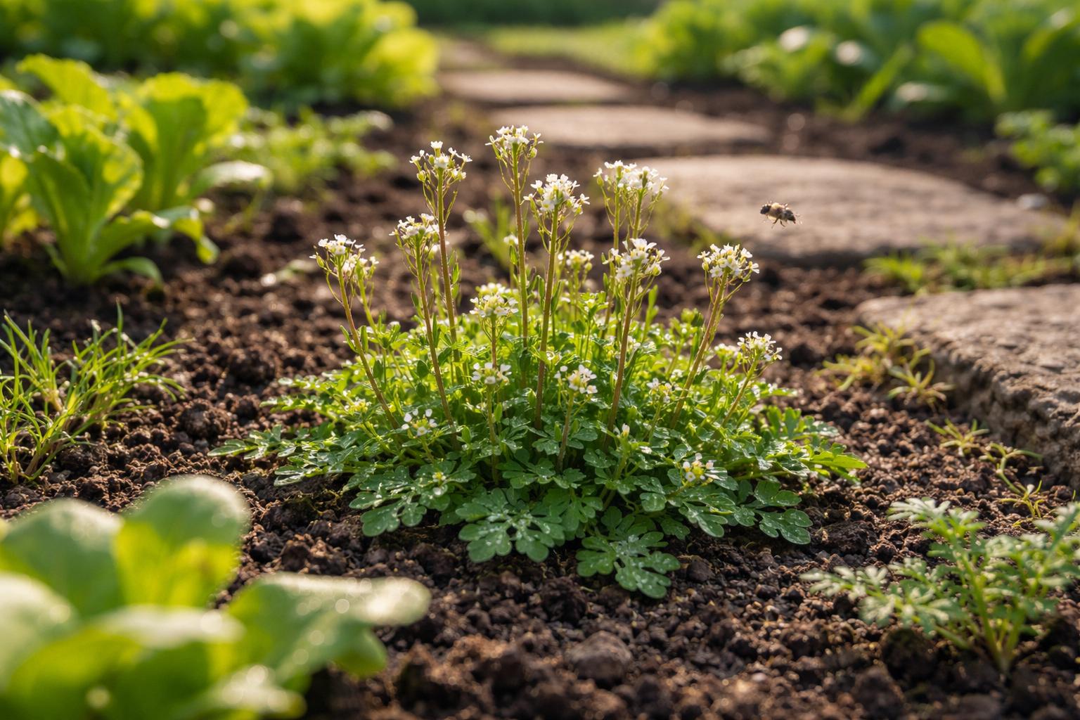 Ta „chwastowa” roślina właśnie opanowuje ogród. Zostaw ją w spokoju