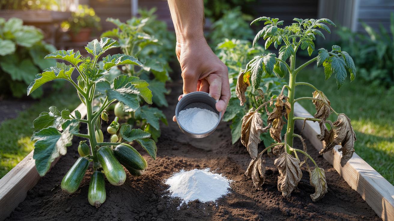 Ta „cudowna” proszek z kuchni spaliła mój warzywnik. Uważaj, co sypiesz na grządki
