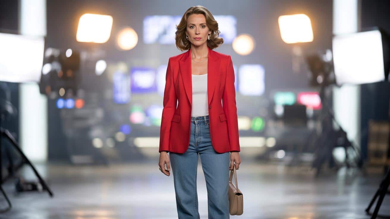 Ta czerwona marynarka odmłodzi każdy jeans. Zobacz trik z telewizji