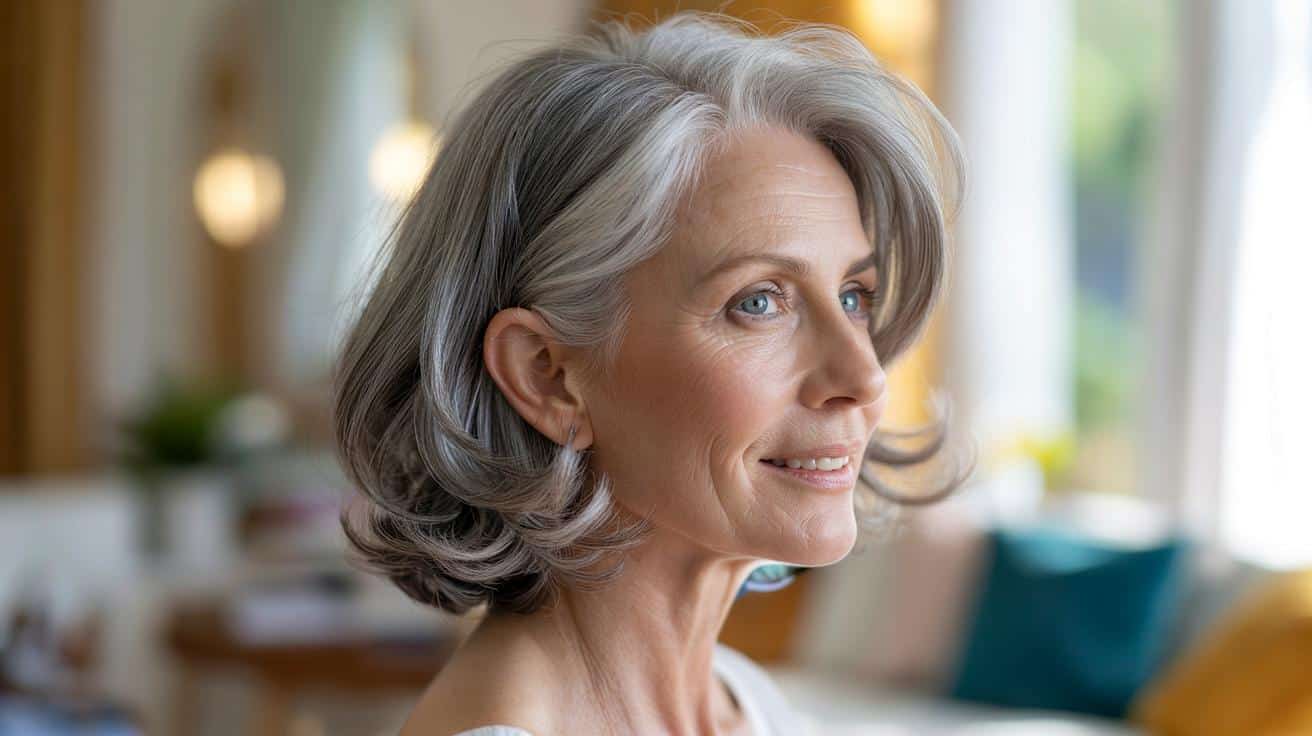 Ta długość włosów siwych po 60-tce najbardziej odmładza twarz