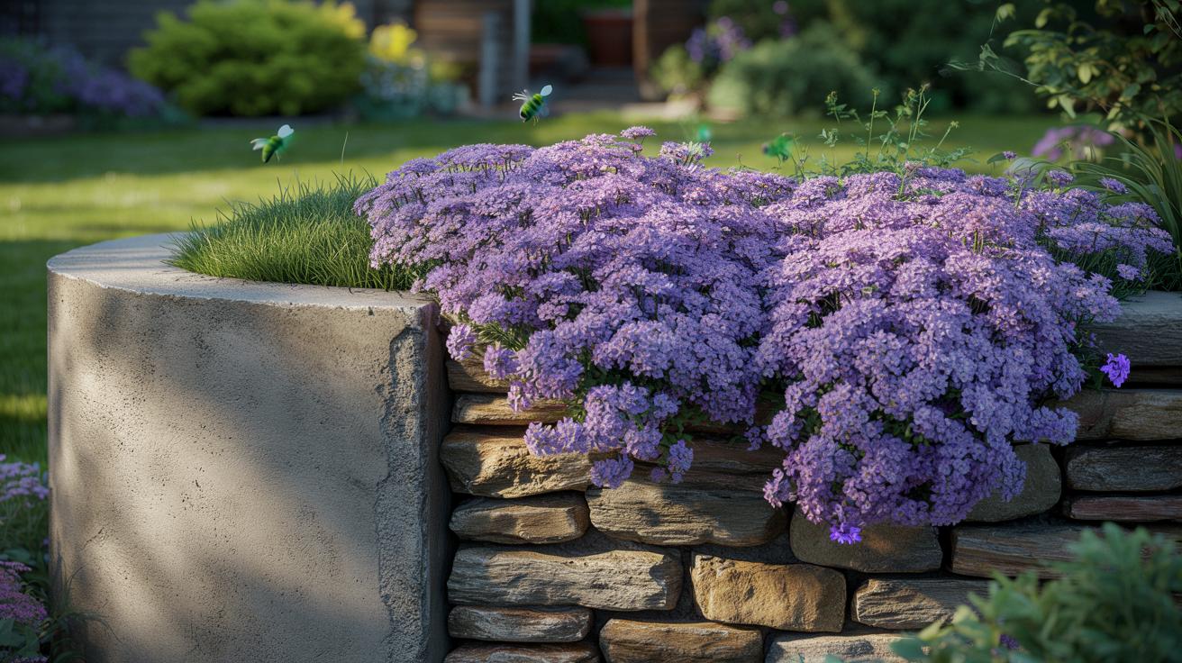 Ta fioletowa bylina w kilka tygodni zasłoni brzydki mur w ogrodzie