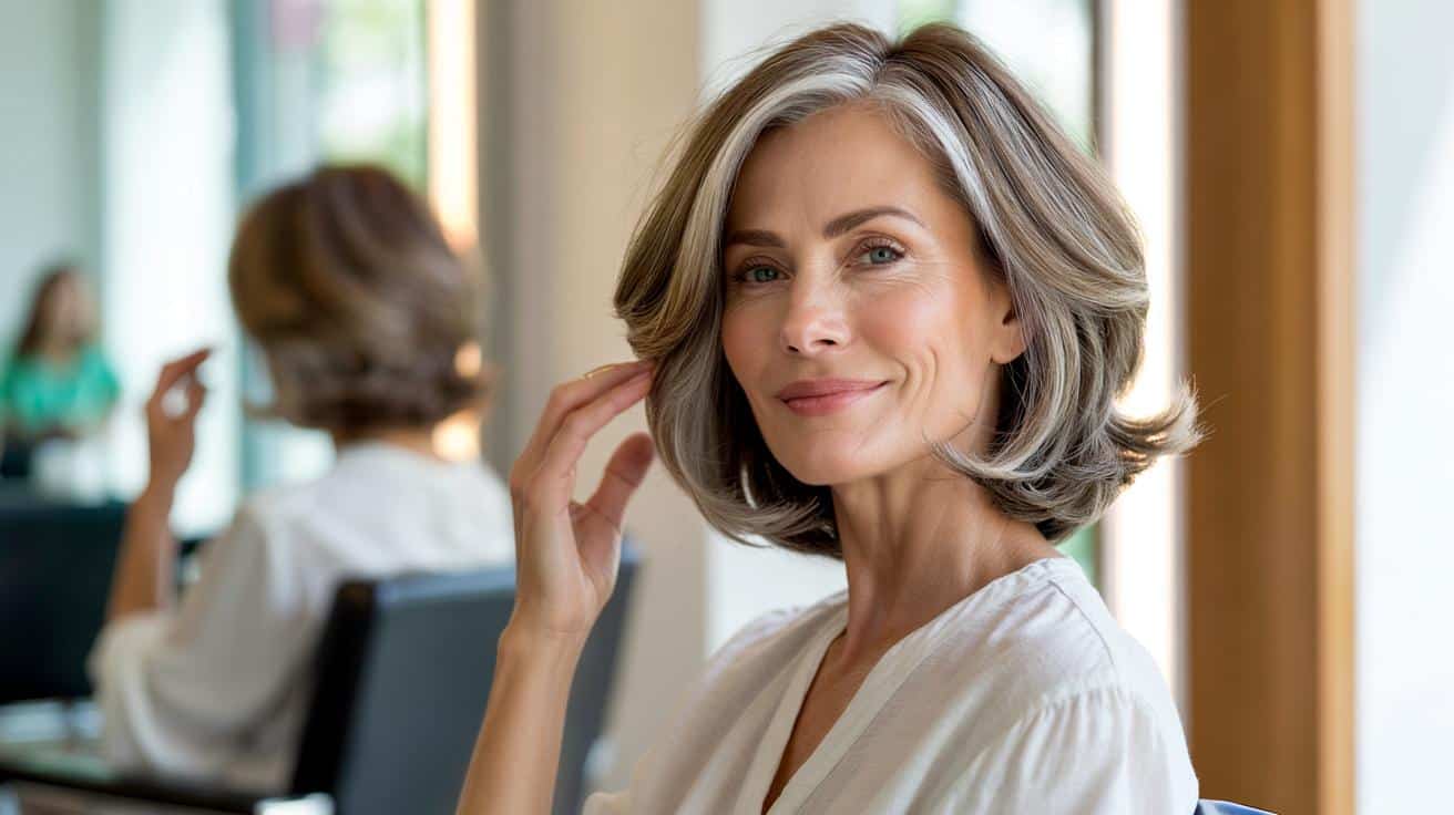 Ta fryzura dla kobiet po pięćdziesiątce jest łatwa w stylizacji