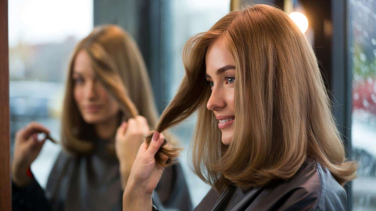 Ta fryzura dla włosów cienkich daje naturalny efekt objętości