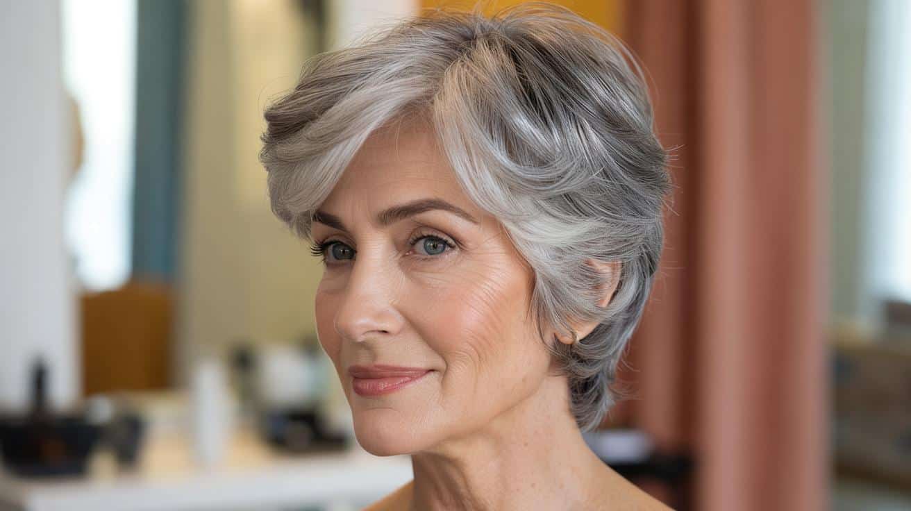 Ta fryzura odejmuje ci lat: idealne cięcie do siwych włosów po 60