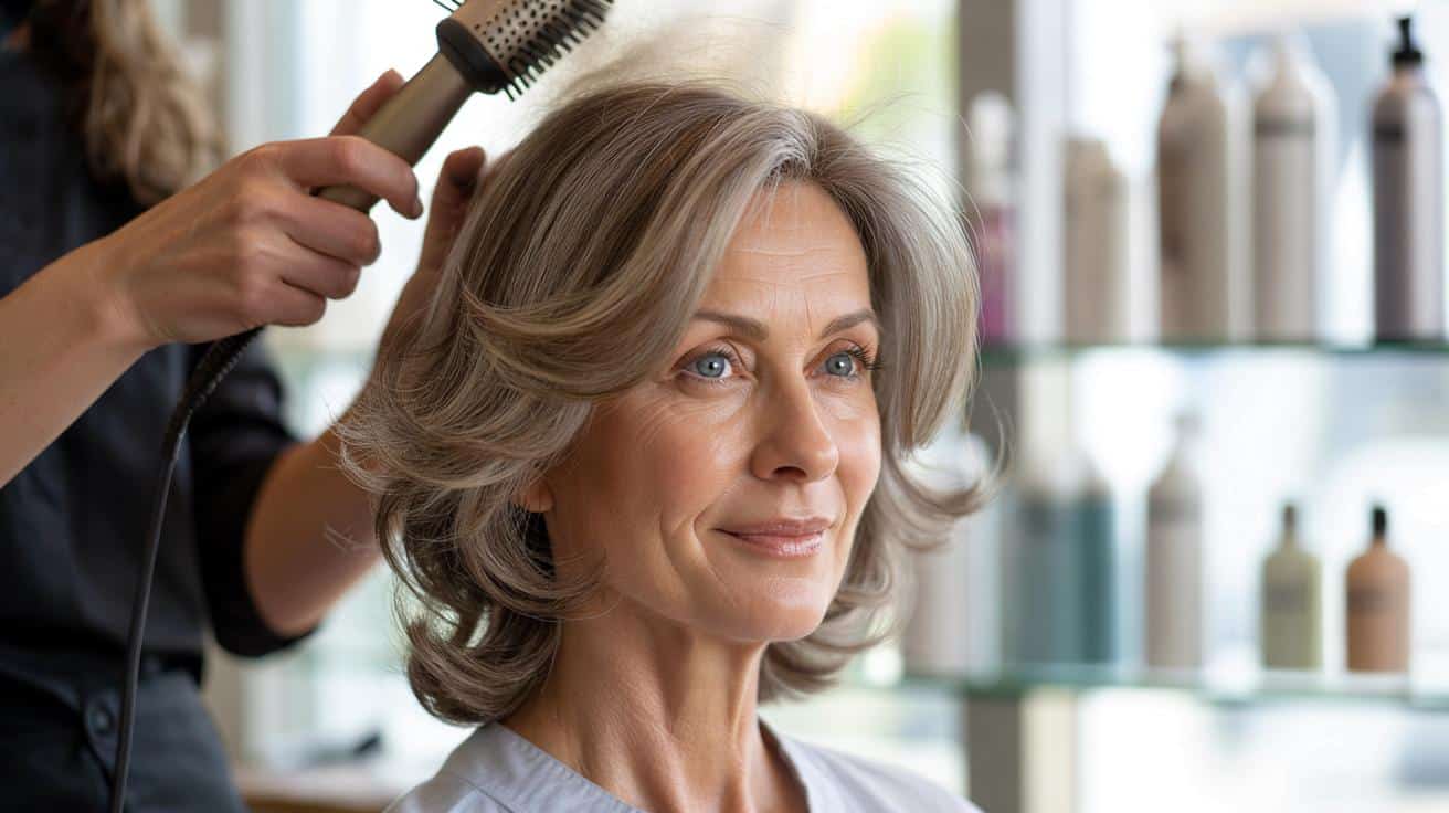 Ta fryzura odejmuje lat po pięćdziesiątce i ratuje cienkie włosy