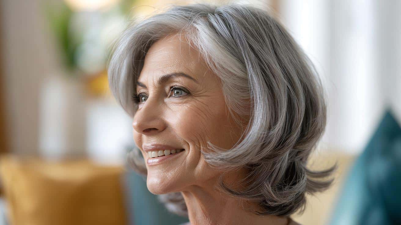 Ta fryzura odmładza czy postarza? Idealne cięcie do siwych włosów po 60.