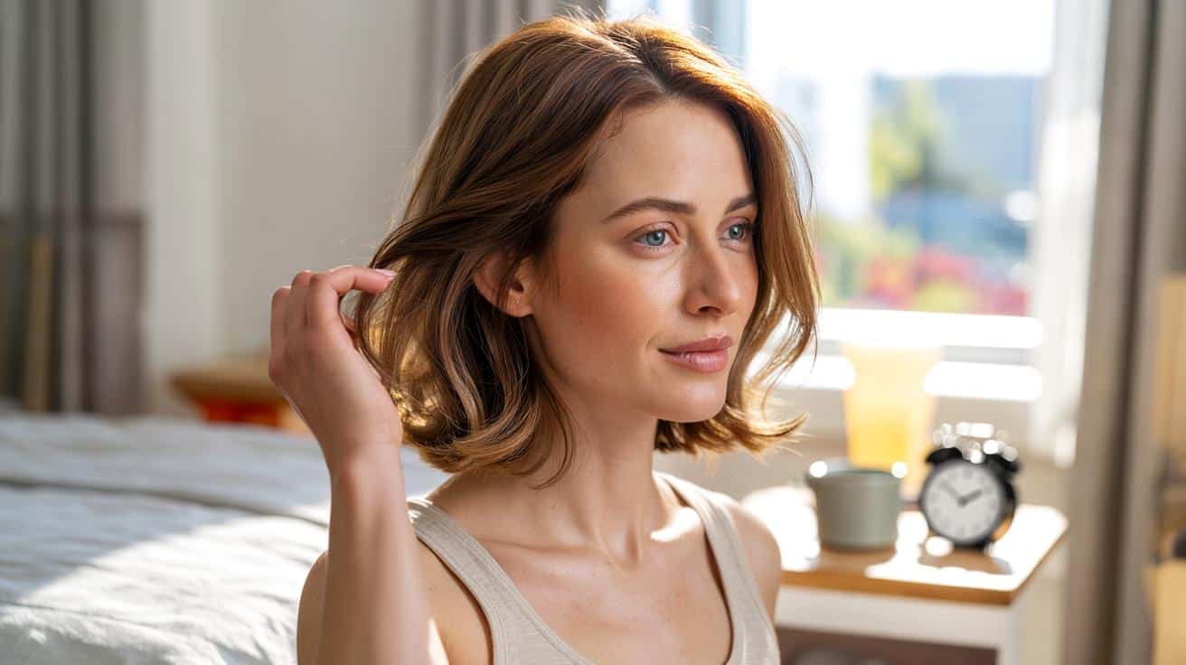 Ta fryzura sprawia, że włosy łatwo się układają każdego ranka