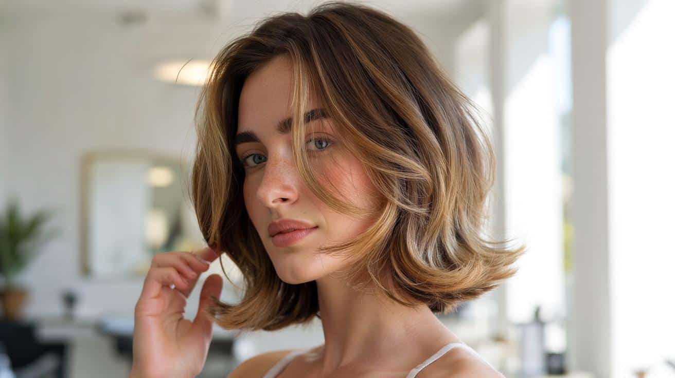 Ta fryzura sprawia, że włosy wyglądają naturalnie i świeżo