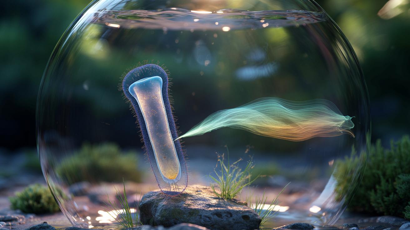 Ta „kropka” w wodzie uczy się jak pies Pawłowa. Bez mózgu