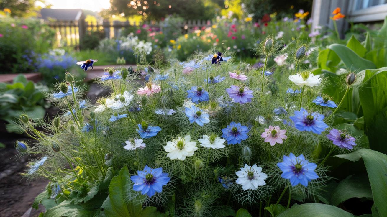 Ta lekka jak piórko roślina zasypie ogród kolorem przez całe lato