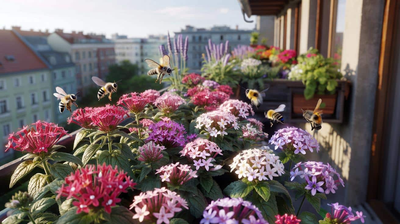 Ta mało wymagająca bylina zrobi z balkonu raj dla pszczół