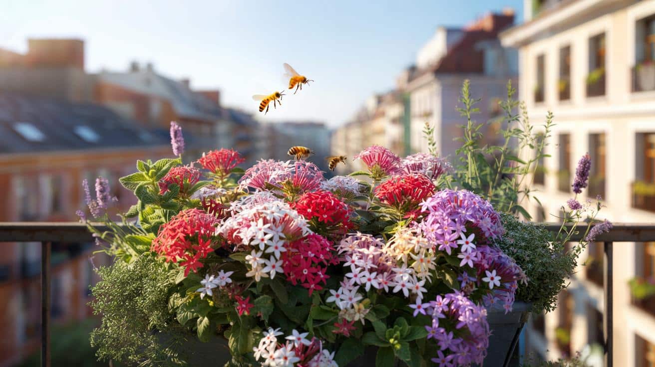 Ta mało znana roślina zrobi z balkonu raj dla pszczół