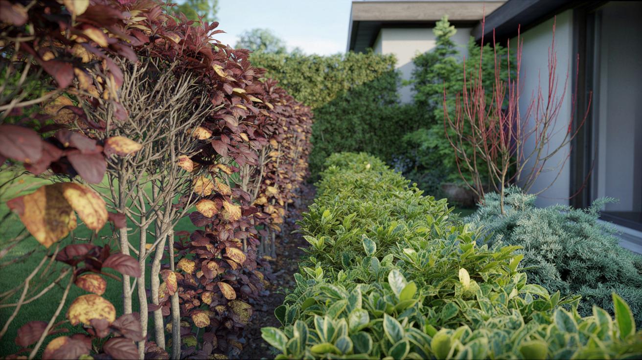 Ta modna bordowa żywopłotowa ściana się sypie. Ten krzew ją zastąpi