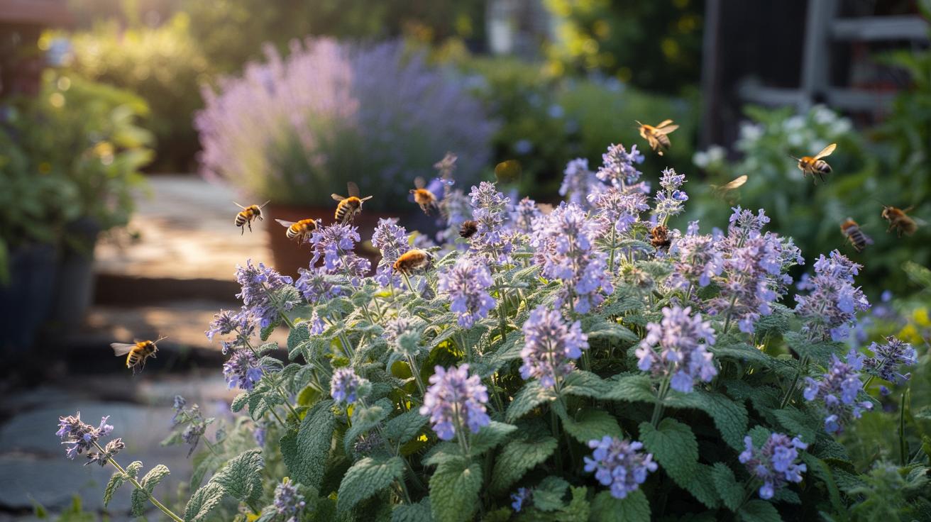 Ta niepozorna bylina bije lawendę na głowę i przyciąga roje pszczół