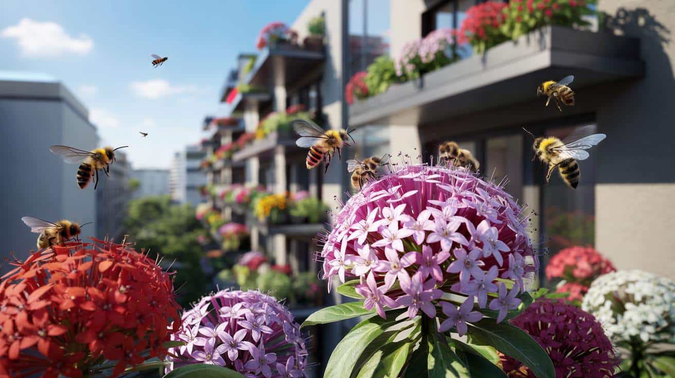 Ta niepozorna „gwiazda” odmieni balkon w raj dla pszczół