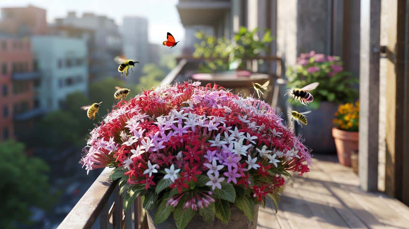 Ta niepozorna gwiazda zrobi z balkonu raj dla pszczół i motyli