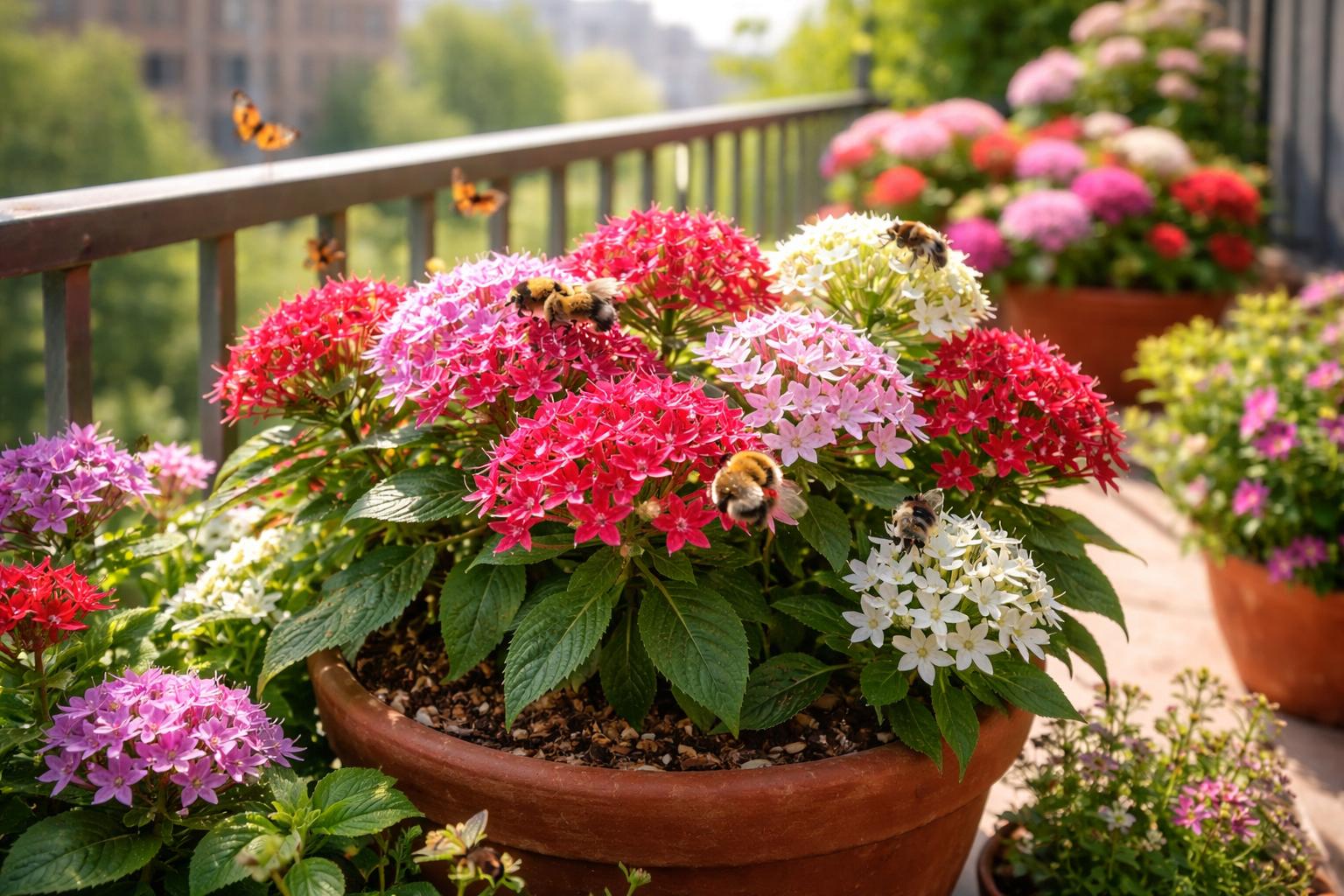 Ta niepozorna wiosenna roślina zamieni balkon w raj dla pszczół