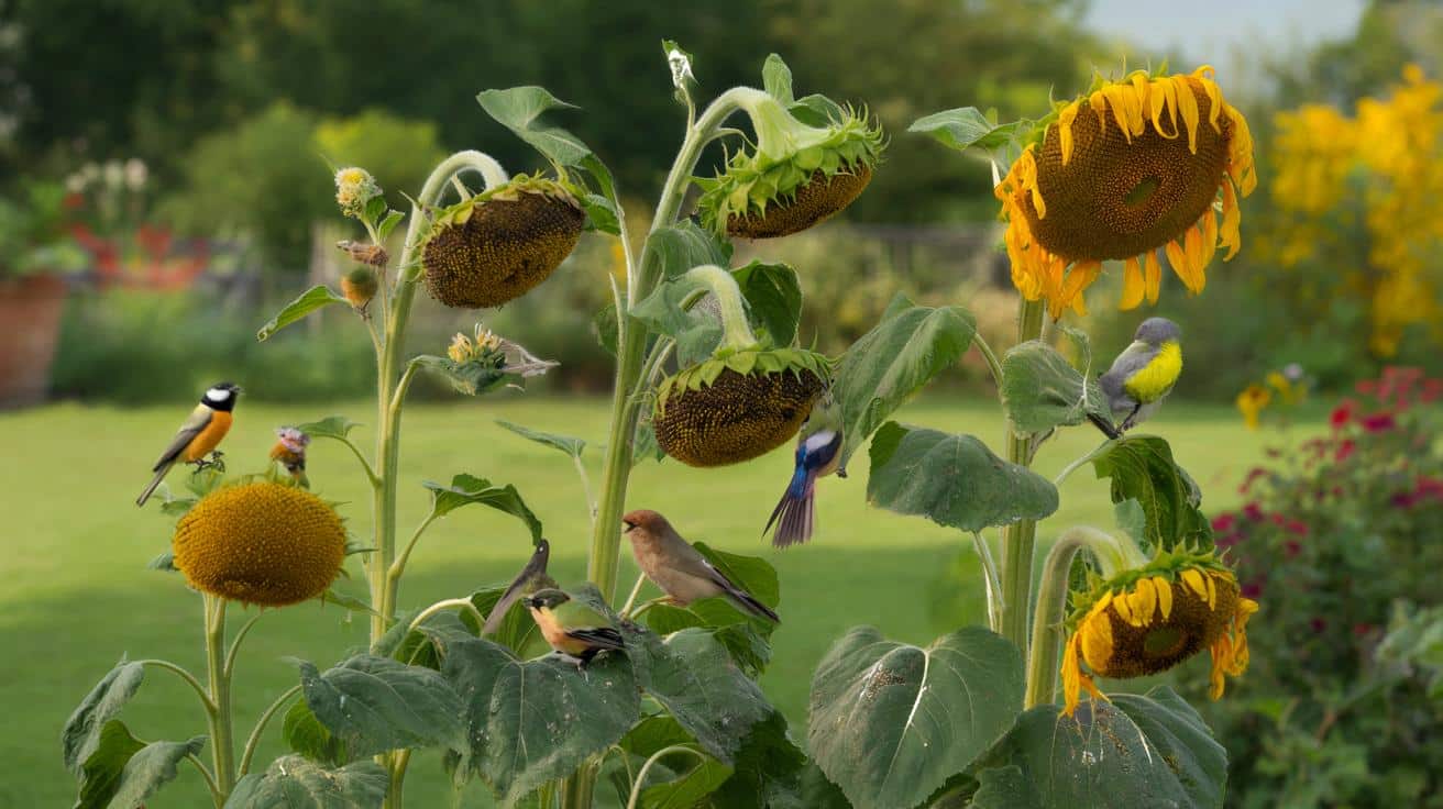 Ta ogrodowa roślina działa lepiej niż najdroższe karmniki dla ptaków