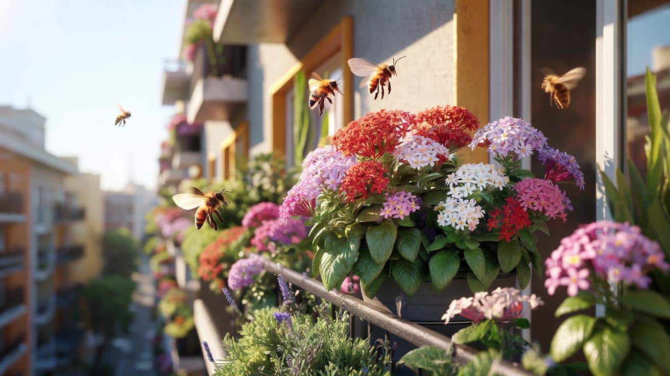 Ta prosta kwitnąca roślina zmieni balkon w raj dla pszczół