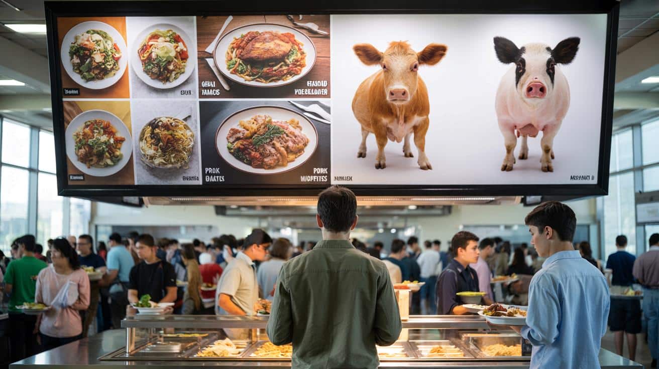 Ta prosta sztuczka w menu zmniejsza jedzenie mięsa o jedną piątą