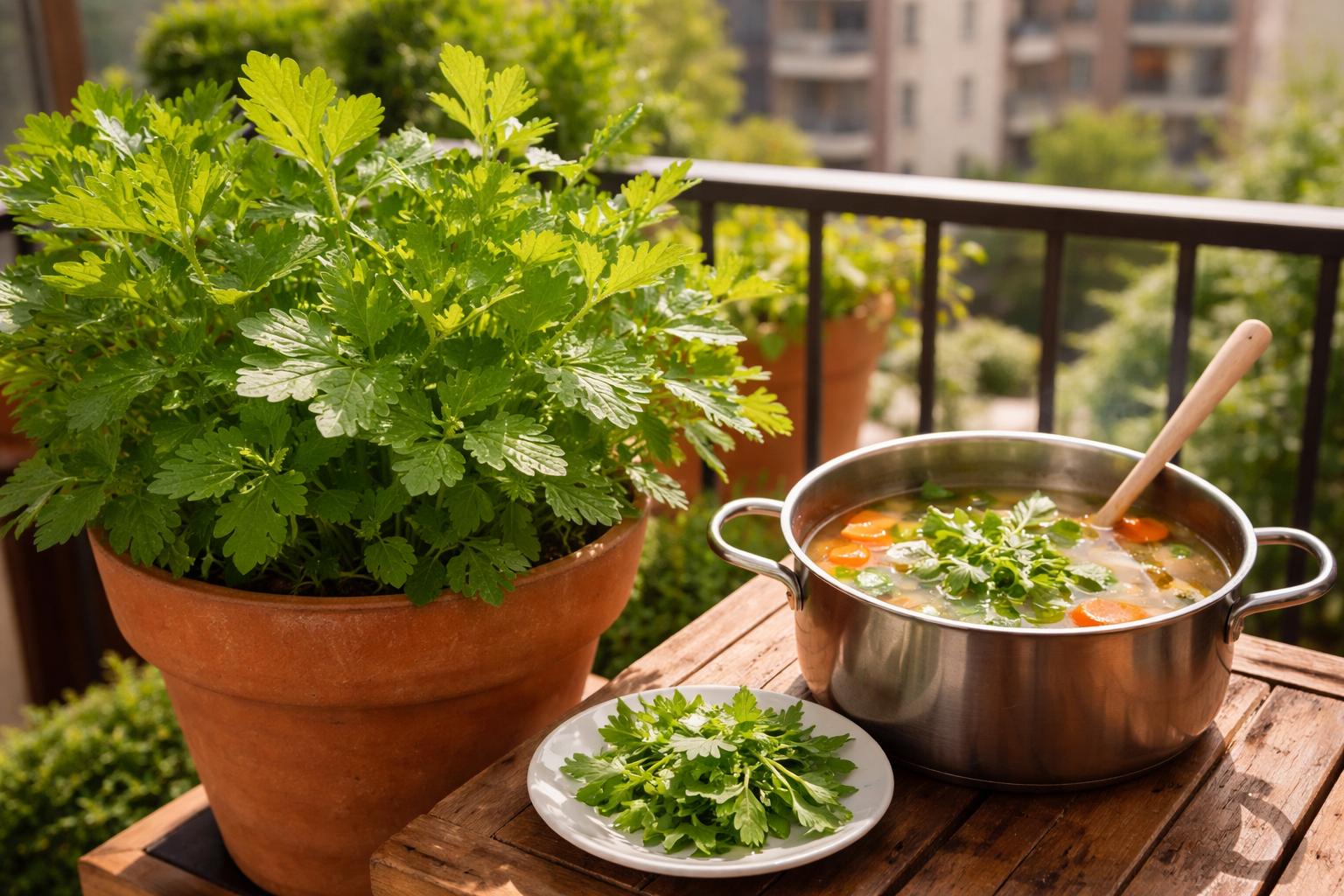 Ta roślina zastąpi kostki rosołowe. Wystarczy jedna doniczka na balkon