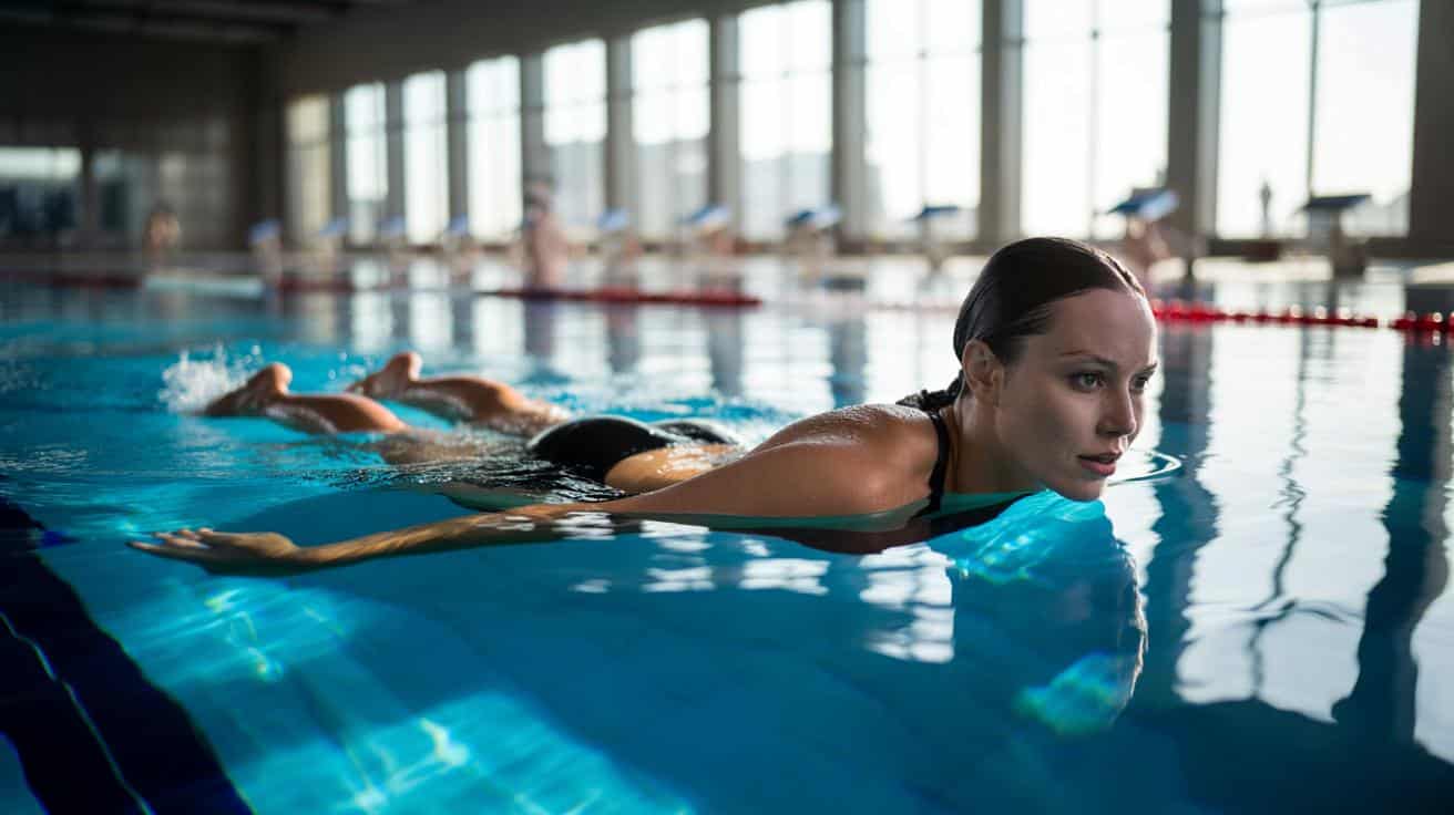 Ta spokojna technika pływania robi dla brzucha więcej niż sprinty