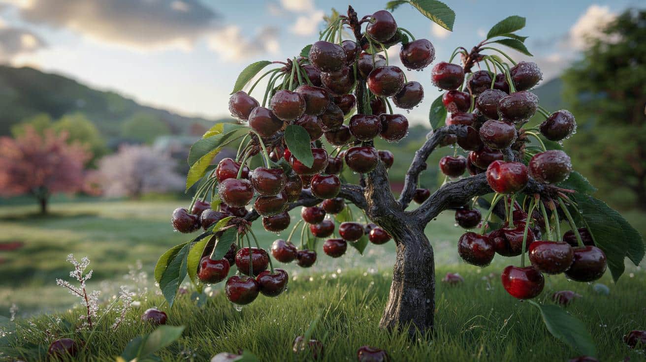 Ta stara odmiana czereśni znosi duży mróz i sypie owocem jak szalona