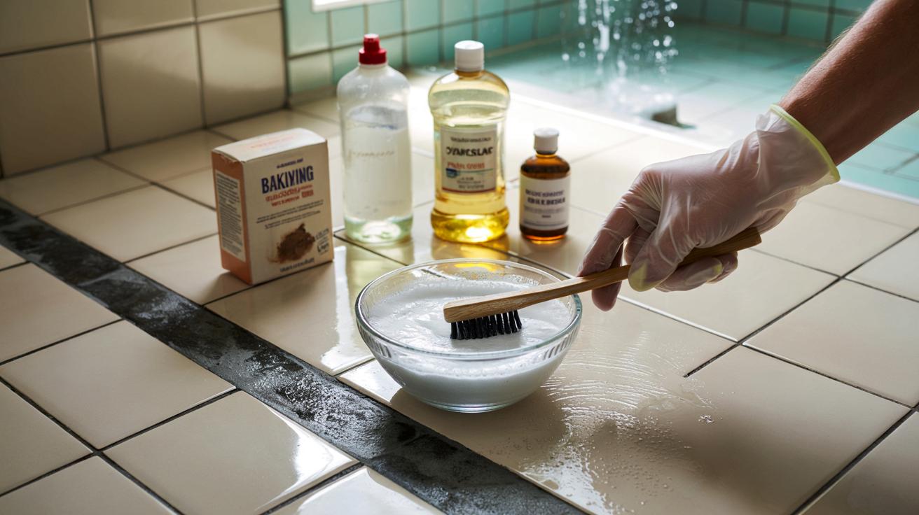 Ta tania mieszanka z kuchni czyści czarne fugi w 15 minut