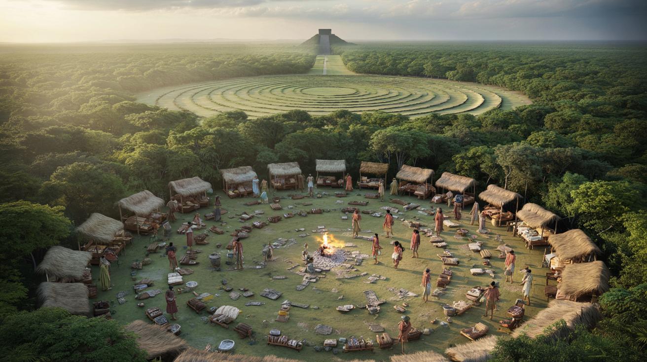 Tajemnicze kręgi na Jukatanie. Archeolodzy namierzyli prawdziwe targi Majów