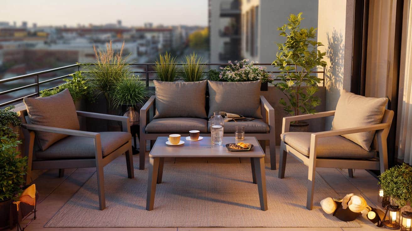 Tani hit na balkon i taras: komplet ogrodowy 4‑osobowy za mniej niż 80 zł w Action