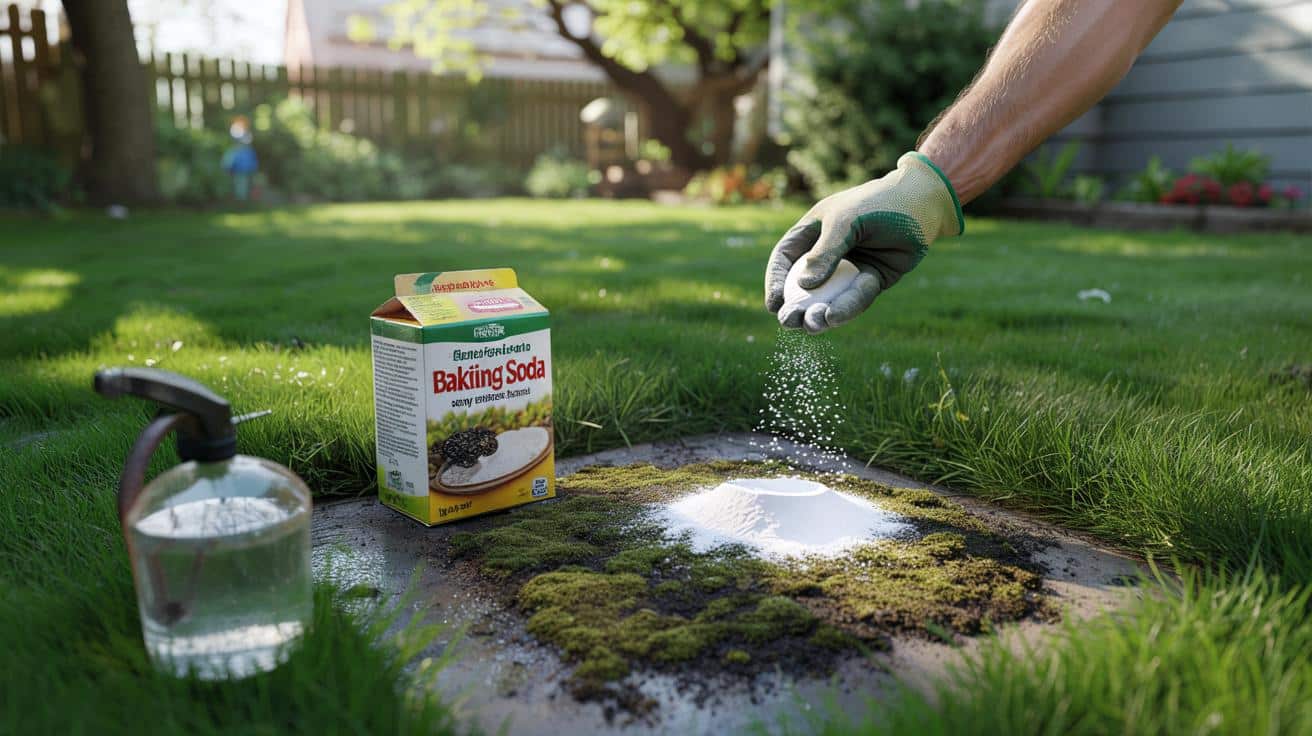 Tani proszek z kuchni usuwa mech z trawnika lepiej niż ocet