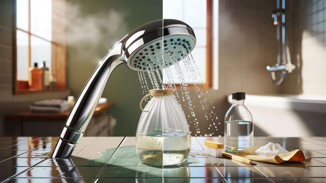 Tani sposób na usunięcie kamienia z głowicy prysznicowej