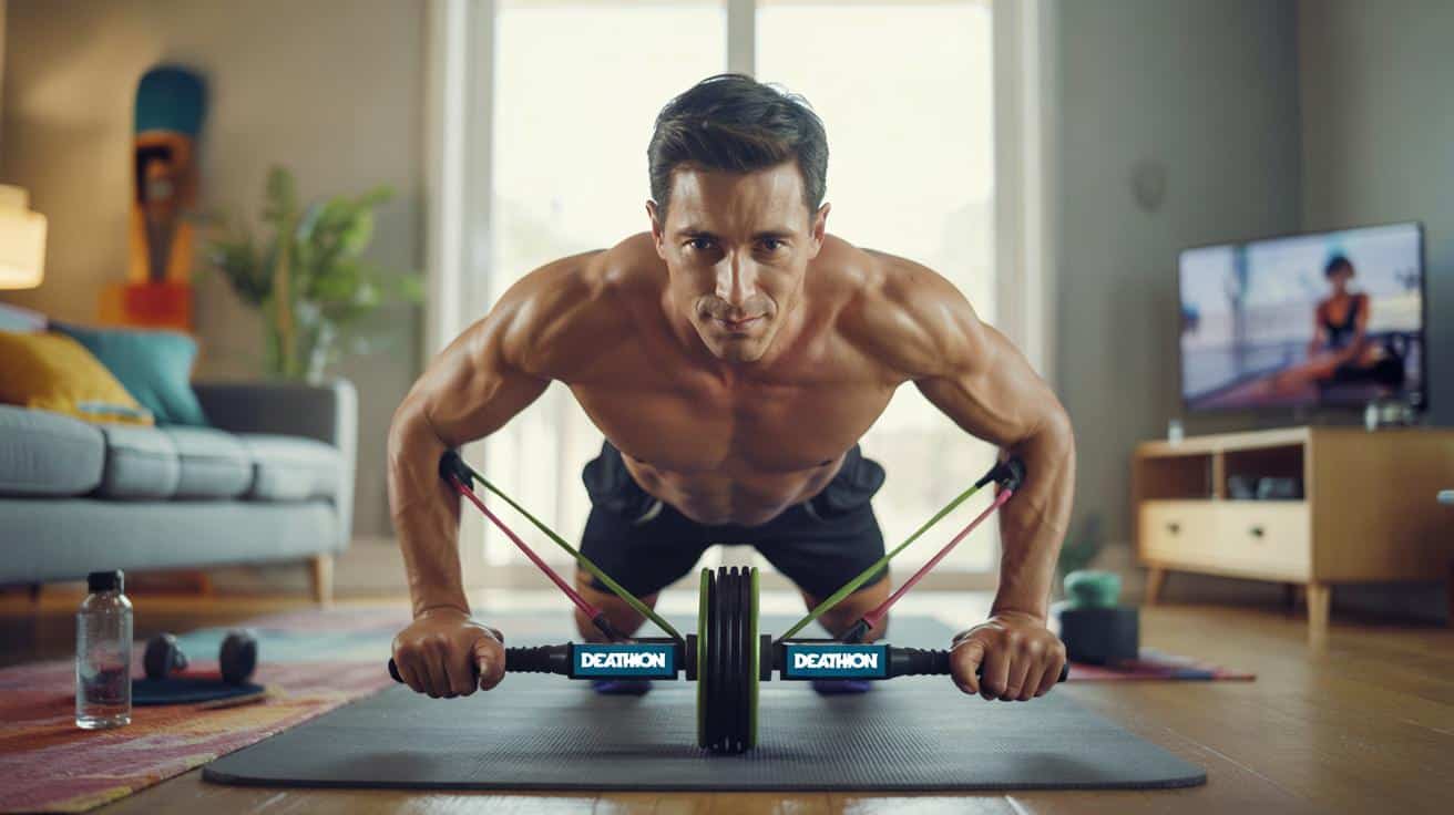 Tani sprzęt z Decathlonu, który pomaga walczyć z oponką na brzuchu