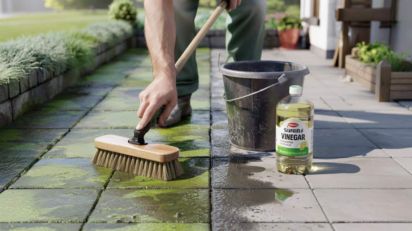 Tani trik z kuchni: jak oczyścić taras z mchu w godzinę bez myjki