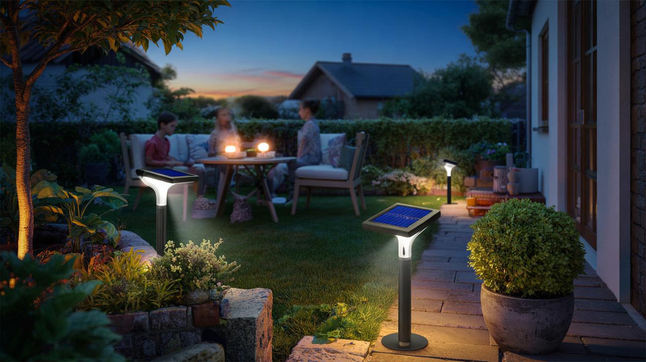 Tanie lampy solarne z Aldi zmieniają ogród w przytulny zakątek po zmroku