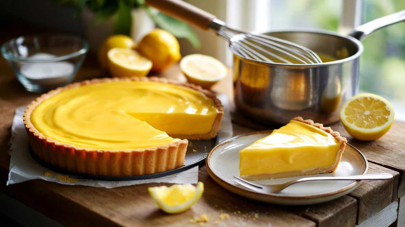 Tarta cytrynowa w 3 minuty: trik cukierników bez kąpieli wodnej