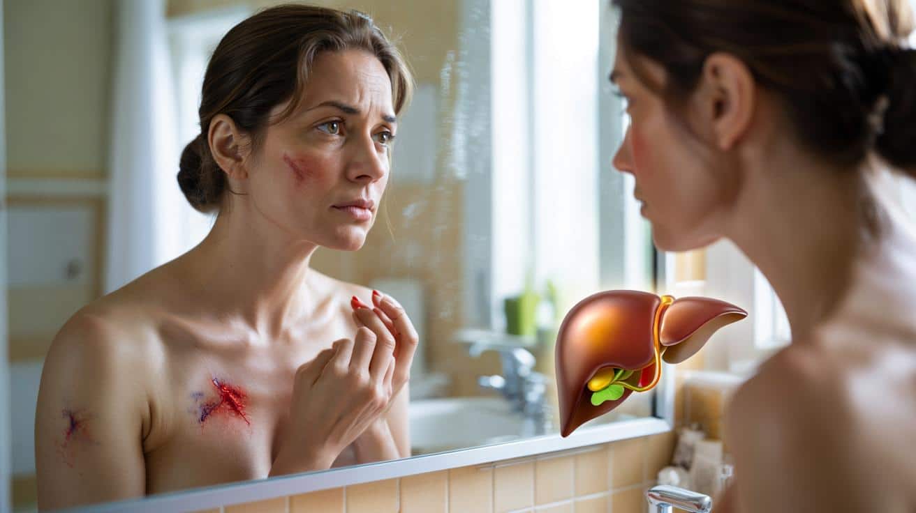 Te 4 objawy na skórze mogą oznaczać, że twoja wątroba potrzebuje pomocy