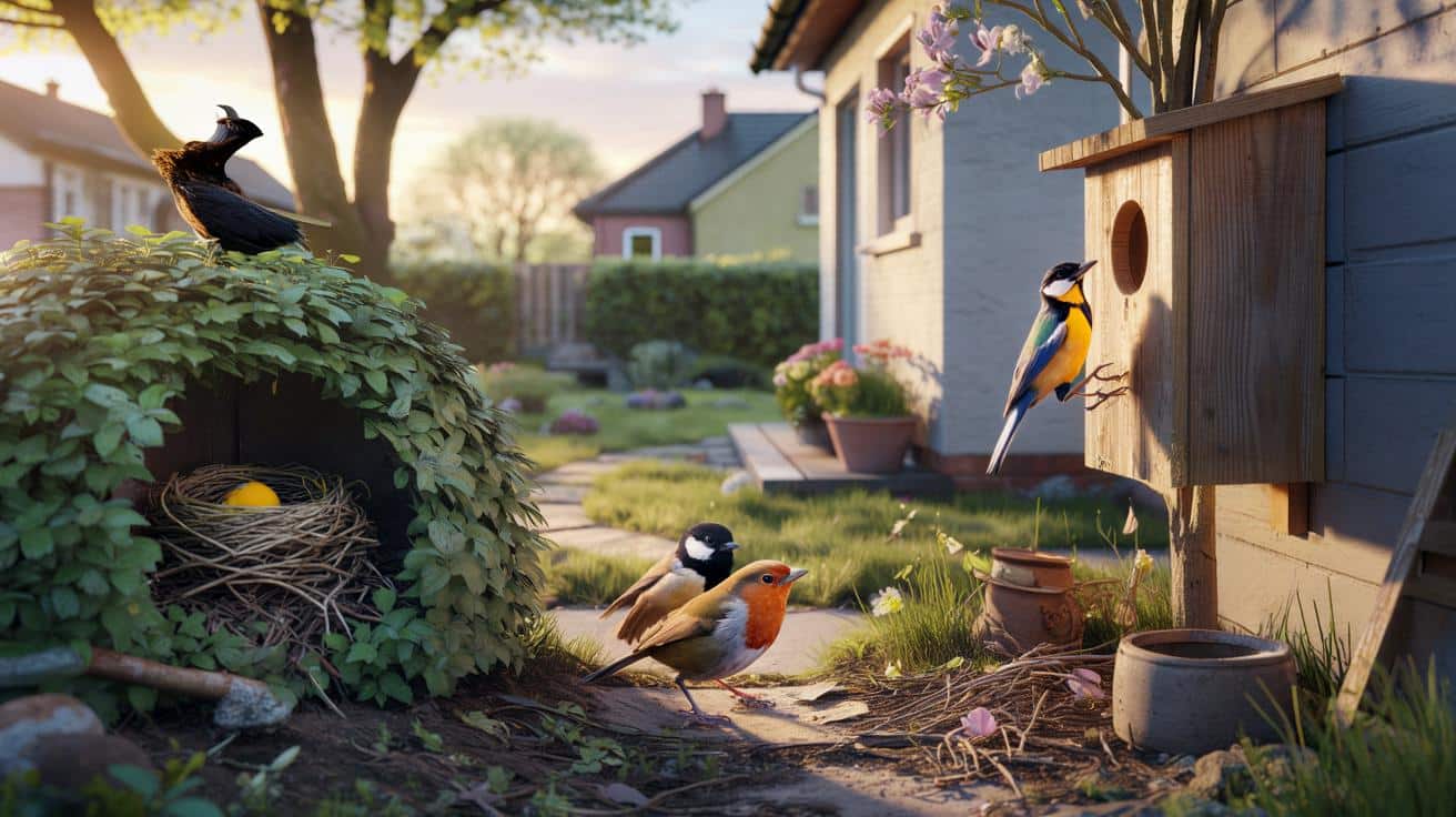 Te 4 ptaki już zakładają gniazda w ogrodzie. Sprawdź, czy masz je pod domem