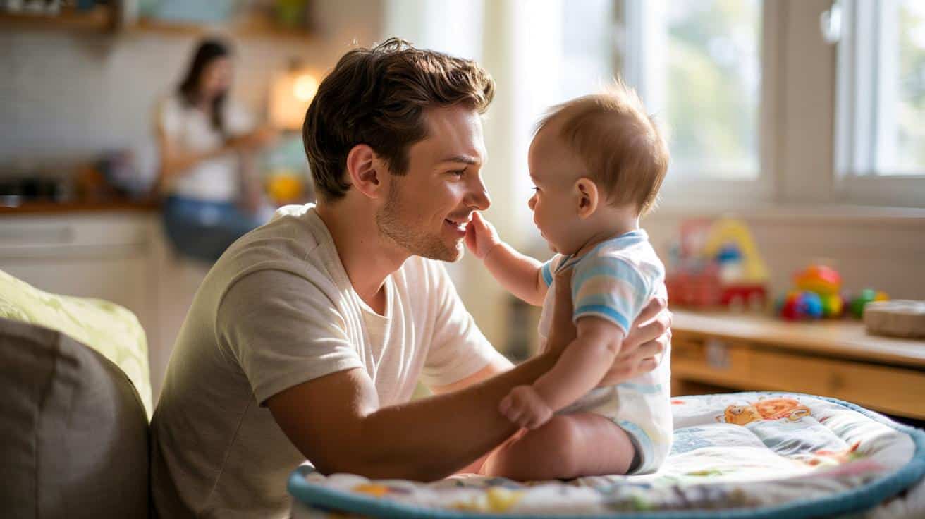 Te czułe gesty taty w pierwszym roku życia wzmacniają zdrowie dziecka
