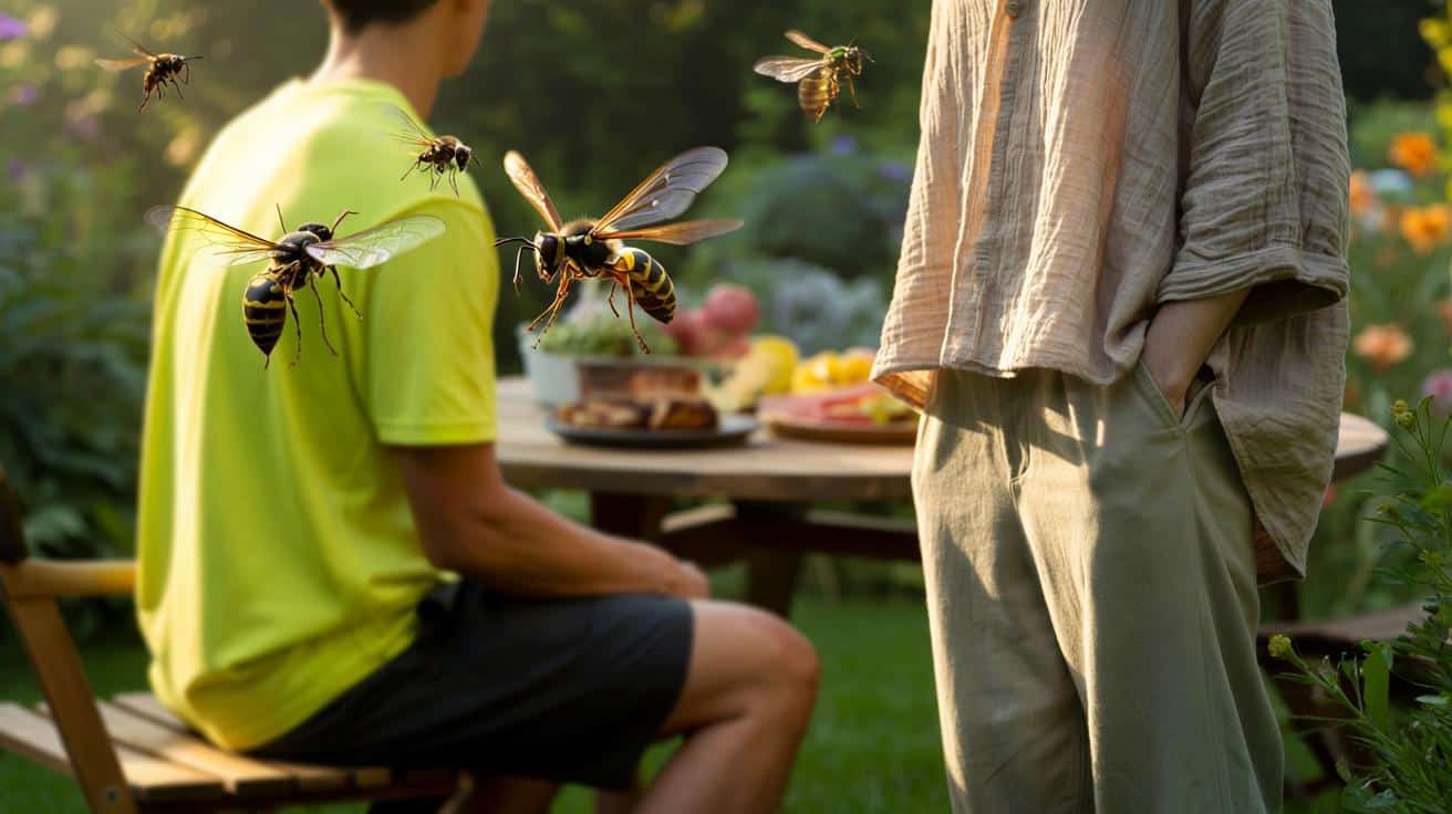 Te kolory ubrań w ogrodzie przyciągają szerszenie. Sprawdź, czego nie zakładać