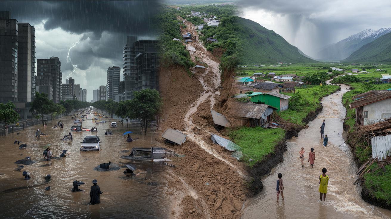 Te kraje mogą stać się prawie nie do życia przez ulewne deszcze