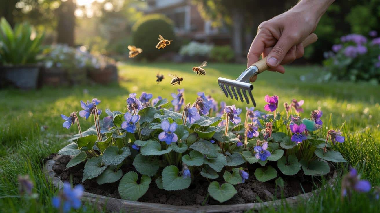 Te niebieskie i fioletowe „chwasty” w trawniku są na wagę złota